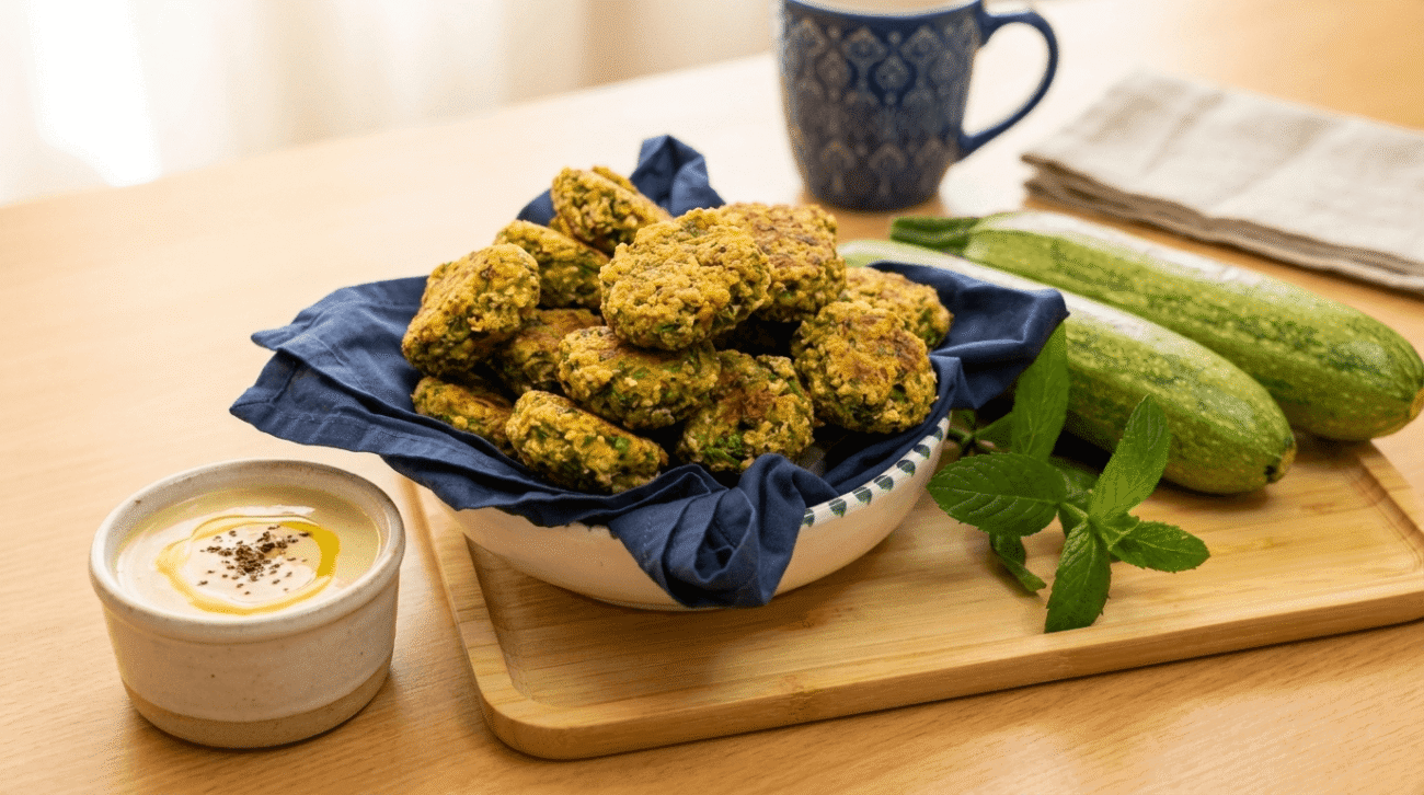 Polpette vegane di zucchine con fiocchi d’avena
