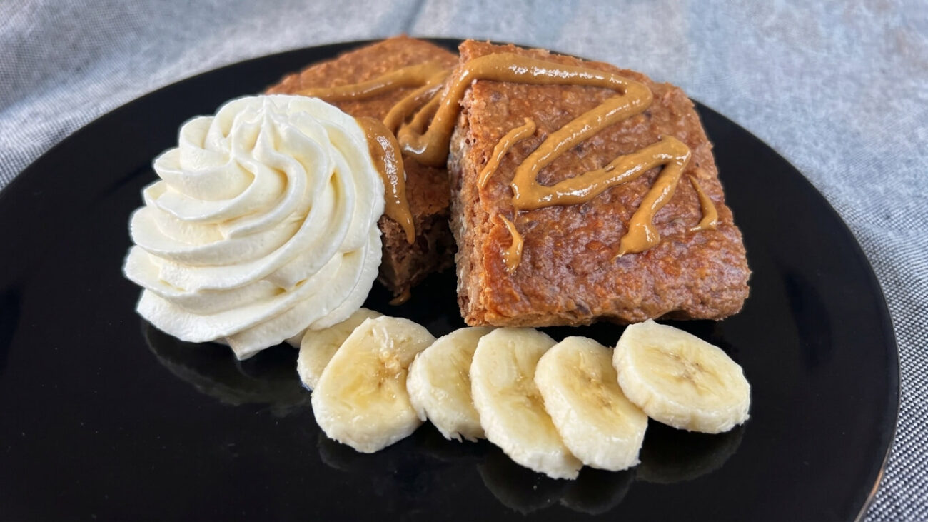 Baked Oats in Friggitrice ad Aria con Banana – una colazione Proteica