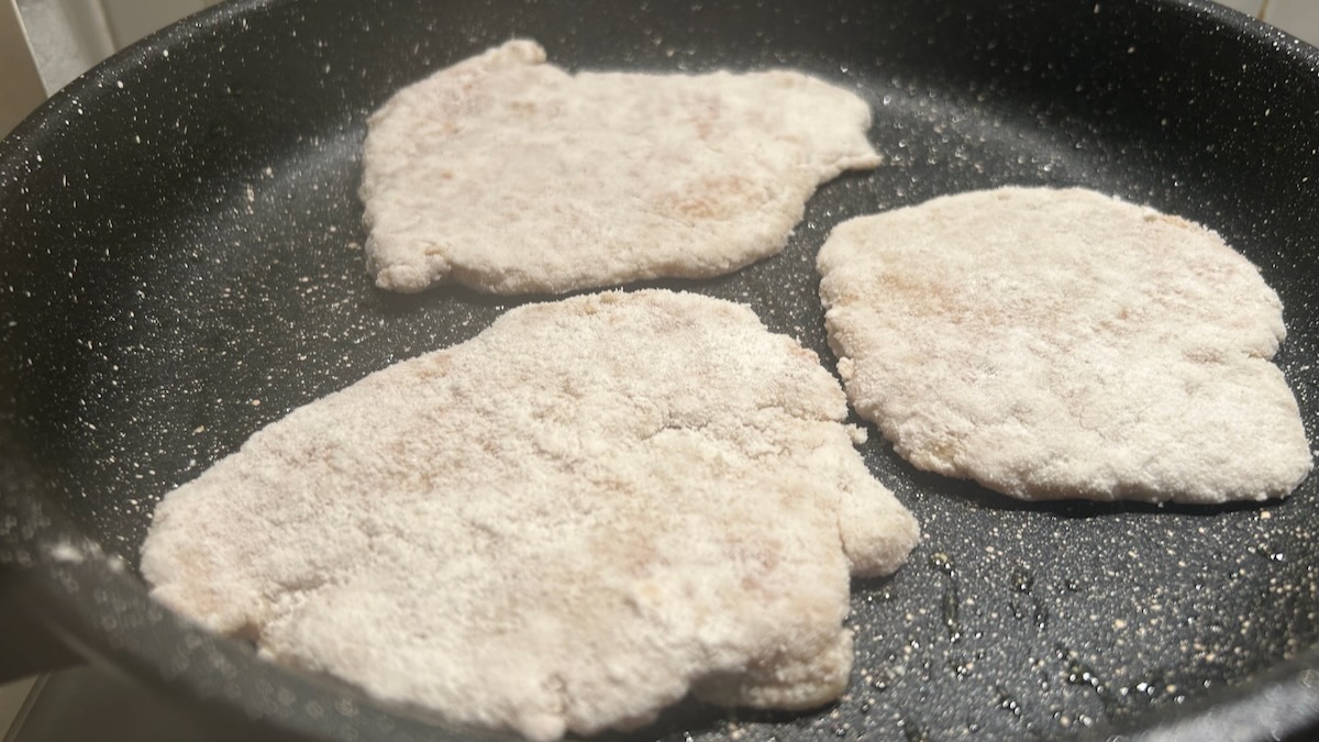 scaloppine di seitan padella
