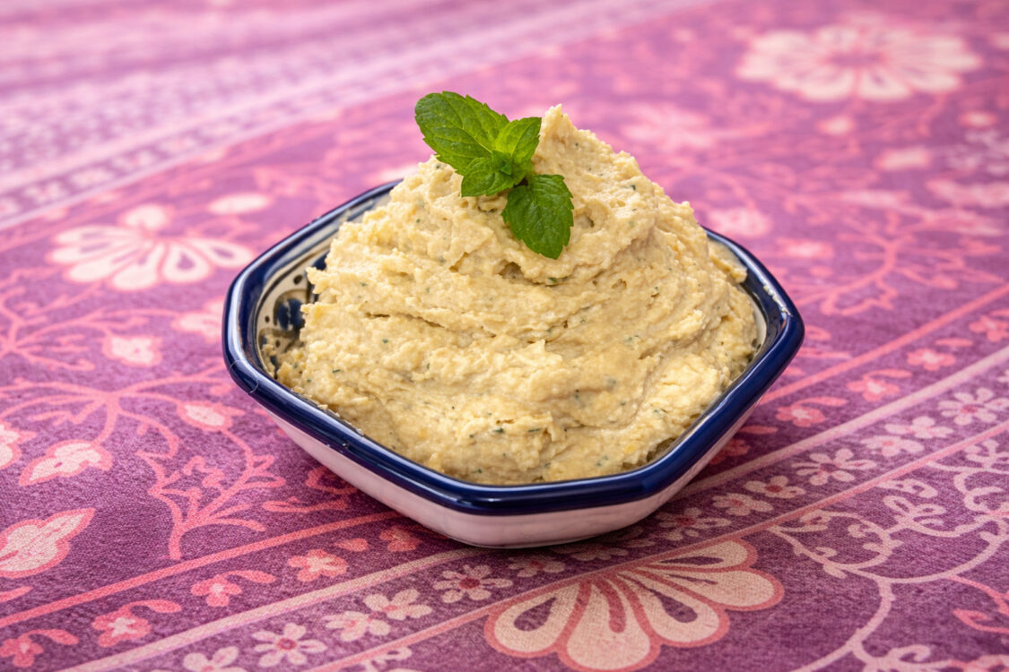 Hummus lime e menta vegano e leggero – Hummus Mojito