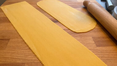 impasto per pasta all'uovo vegana con semola rimacinata