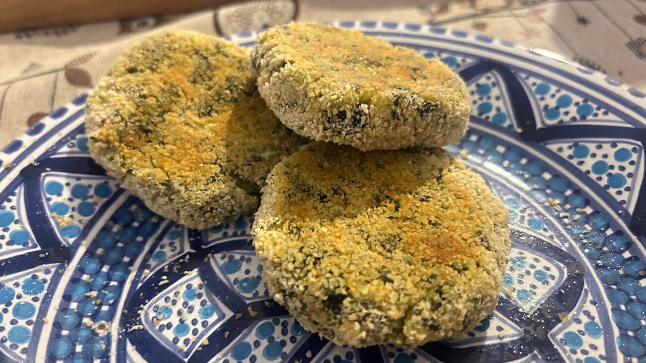 Polpette di patate e spinaci vegane