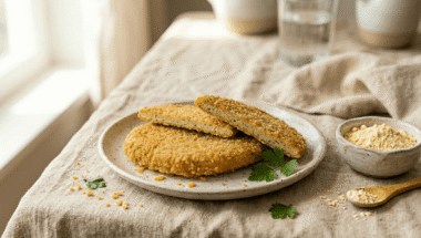 Cotolette di ceci e avena senza glutine croccanti