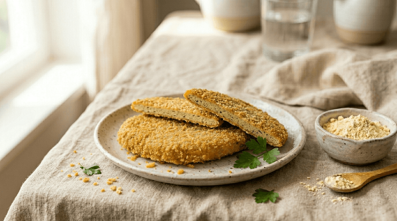 Cotolette di ceci e avena senza glutine croccanti
