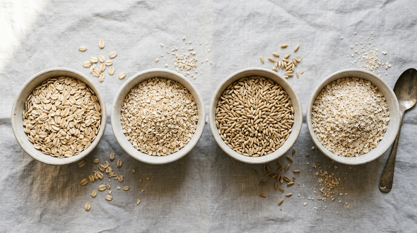 Tipi di fiocchi d'avena: quale usare per il porridge?