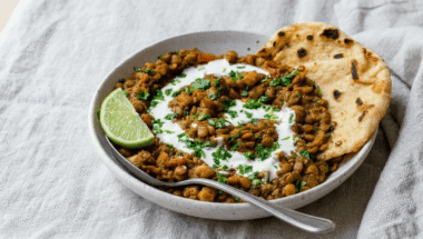 curry di lenticchie vegano cremoso senza latte di cocco