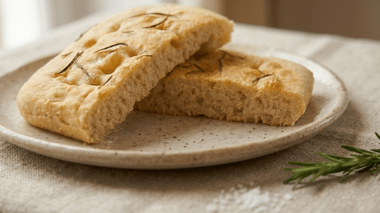 Focaccia di patate in friggitrice ad aria senza impasto