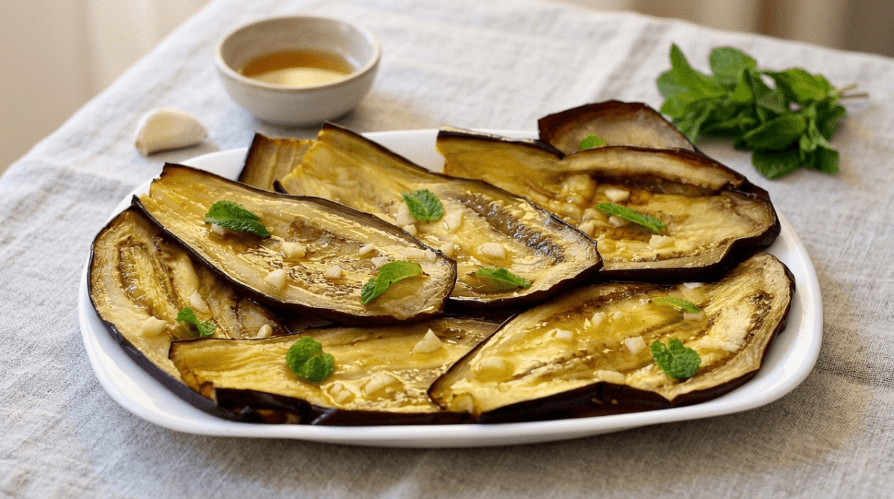 Melanzane alla scapece light in friggitrice ad aria
