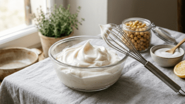 acquafaba al posto degli albumi