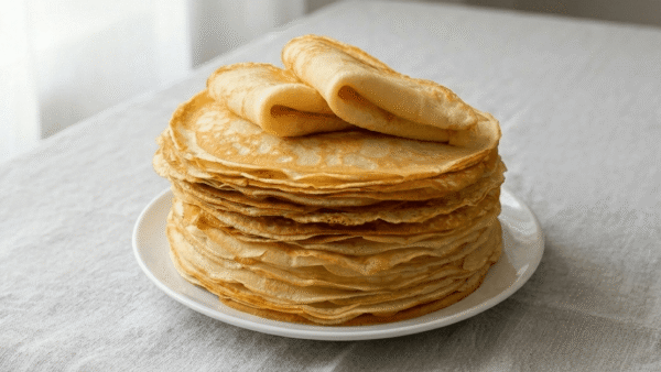 crêpe vegane senza uova morbide e sottili