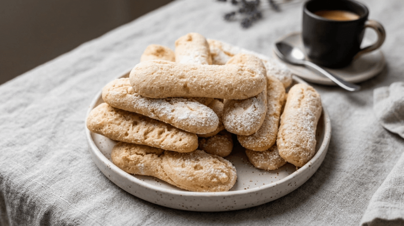 Savoiardi vegani fatti in casa con acquafaba
