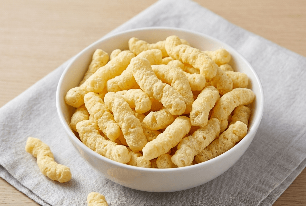 fonzies vegani fatti in casa croccanti in una ciotola