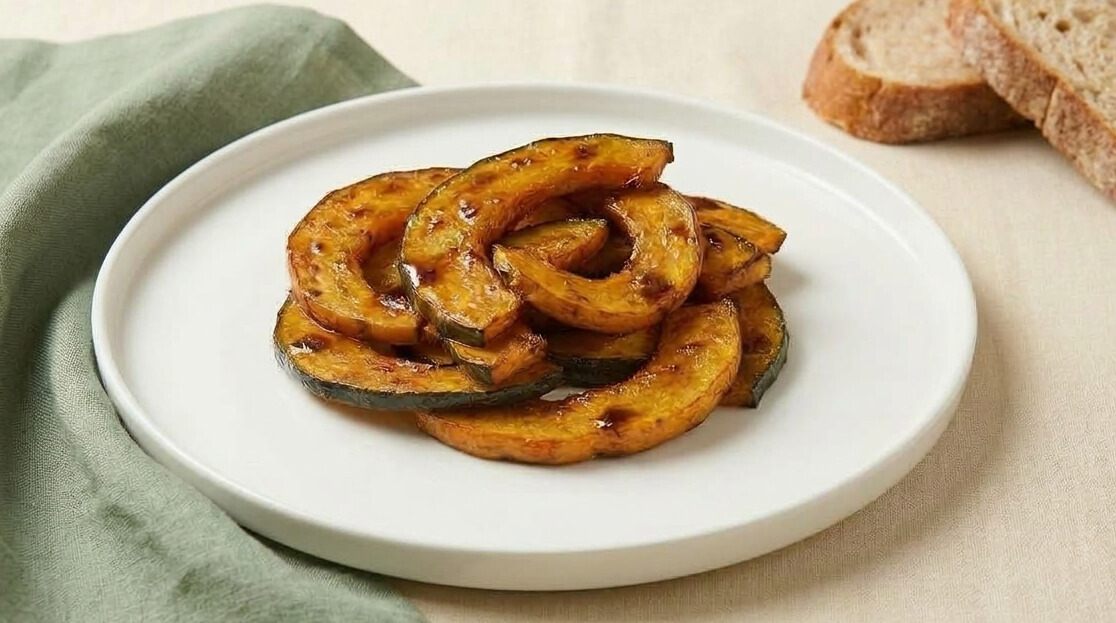 Zucca in carpione in friggitrice ad aria, senza frittura